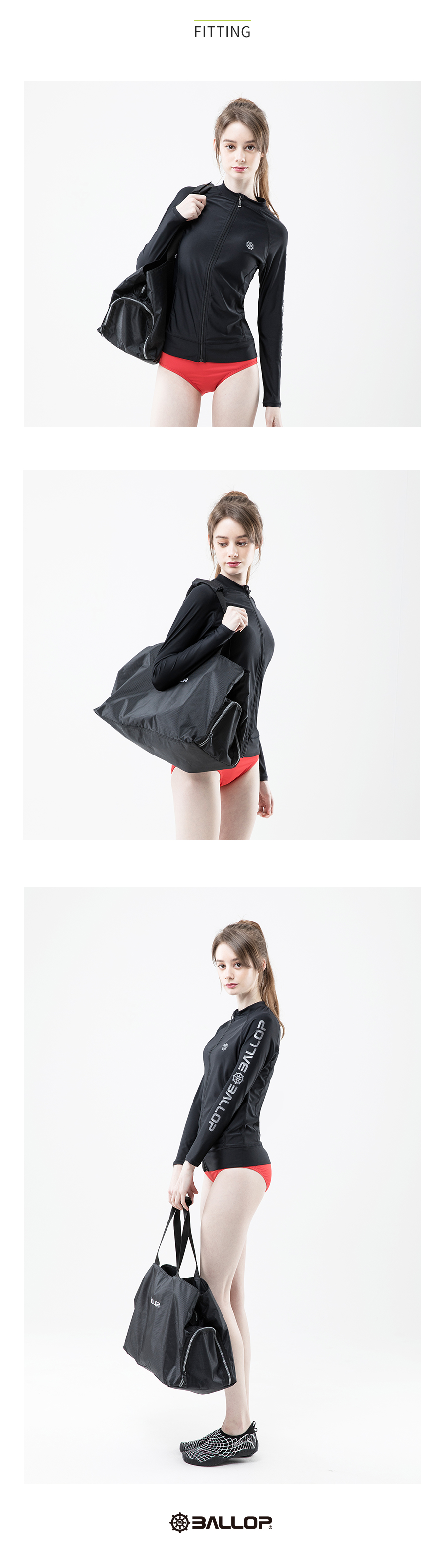 밸롭(BALLOP) 보스턴 백 그레이