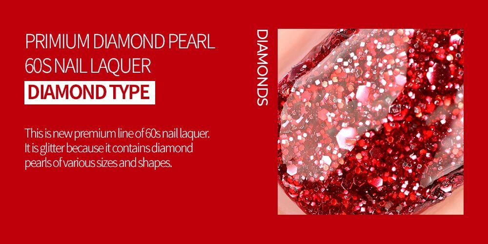 60 Seconds Nail Polish - Diamond Pearl Nail Polish