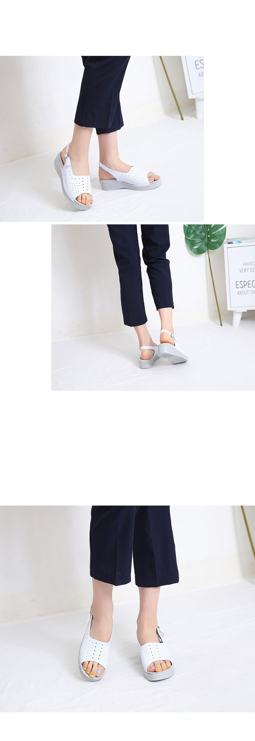 국내생산 이중쿠션 간호화간호사신발슬리퍼 여성간호사화유니폼화