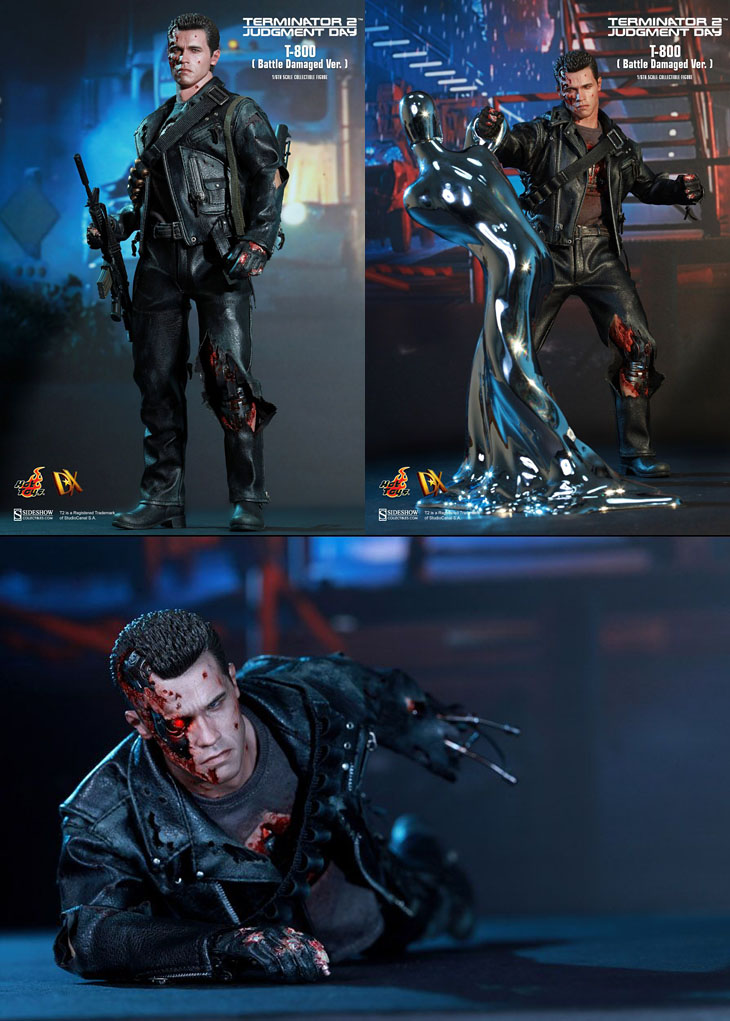 hot toys t800 battle damaged