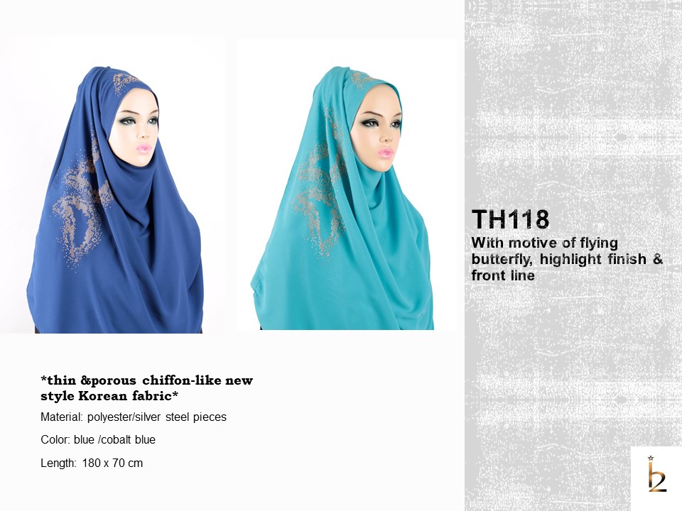 [ The twelve ] TH116[The twelve] Stylishly Designed Hijab Scarves Series