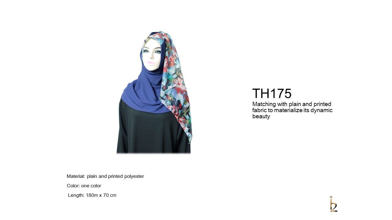 [ The twelve ] TH175[The twelve] Stylishly Designed Hijab Scarves Series