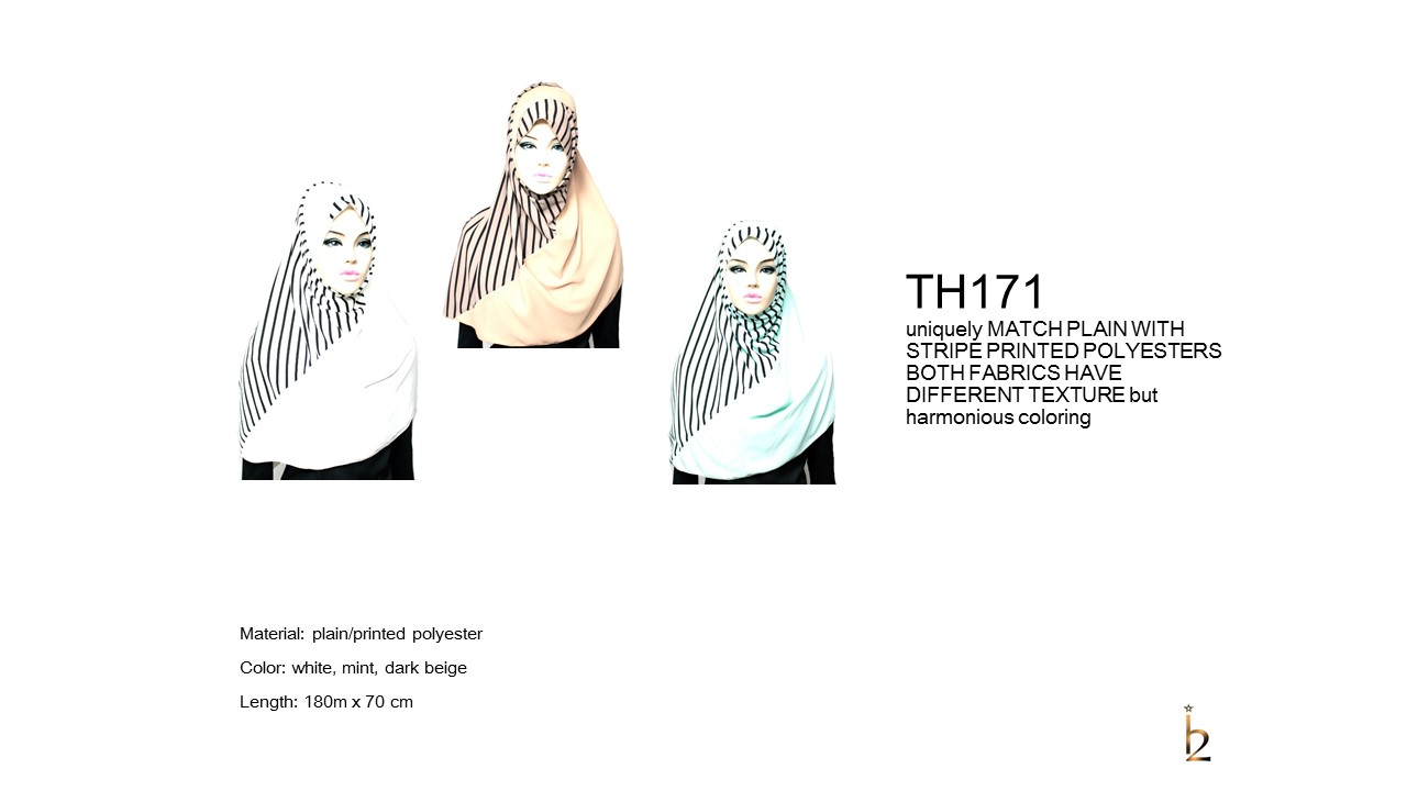 [ The twelve ] 第 17 [ 12 ] 時尚設計 Scarves Hijab 系列