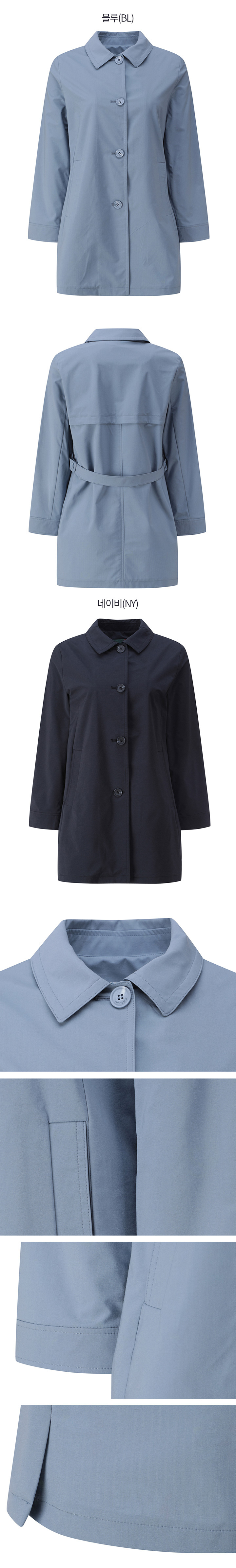 Polyester Solid Color Plus Size Coat cln2397-b