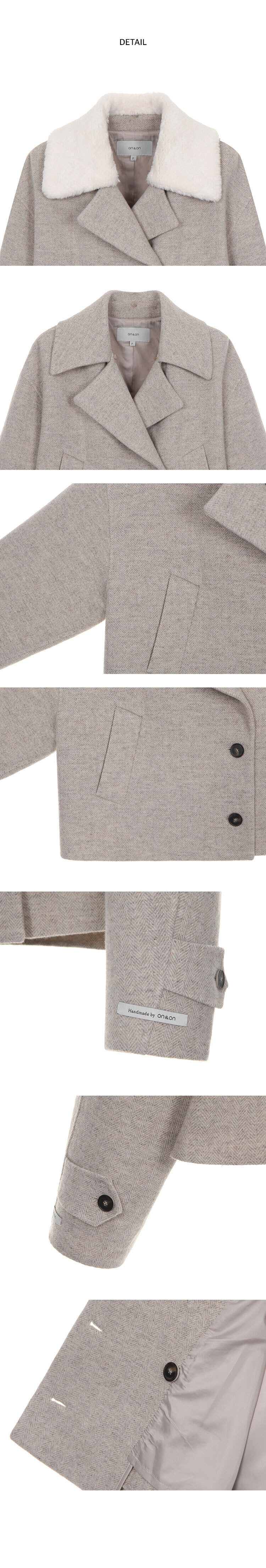 0401~Half-Lined Tattersall Coat with Notch Lapel main image 1