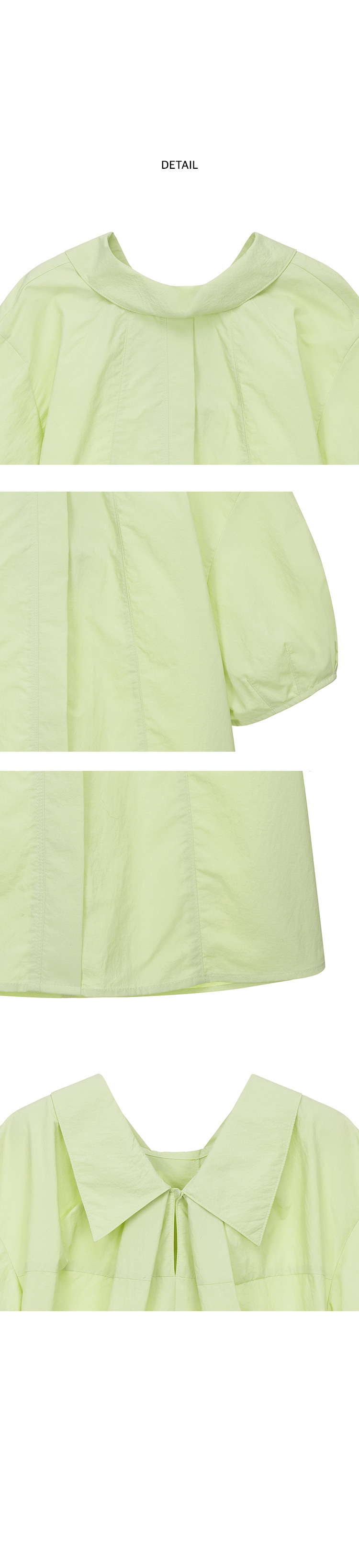 PHK-I1F308 NAVY&GREEN CHECKED BLOUSE