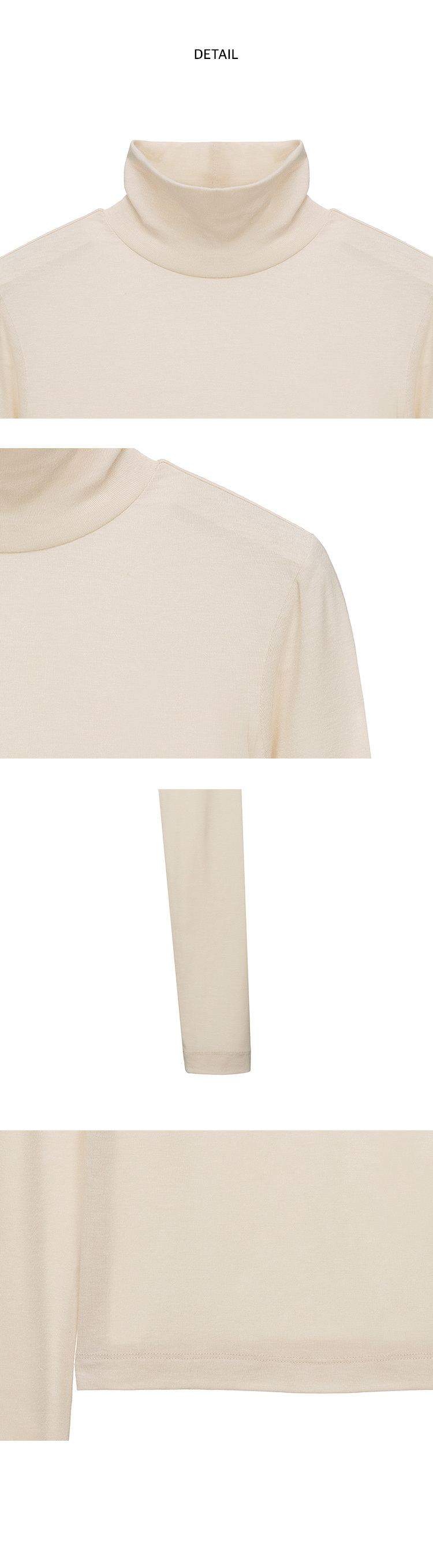 E3230 Turtleneck Fox Wool Kni