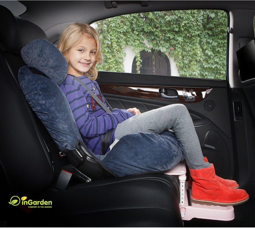 [KneeGuard Kids] Child Baby Car Seat and Booster Footrest made by