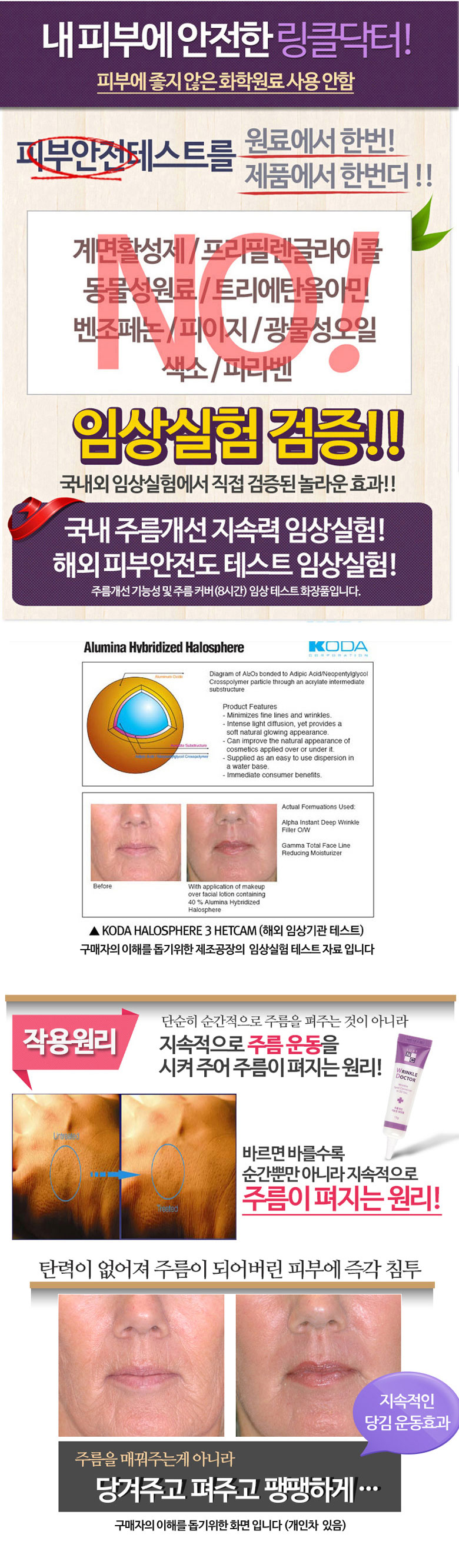 New Wrinkle Doctor 1 + 1 Forehead Eye Neck Wrinkle