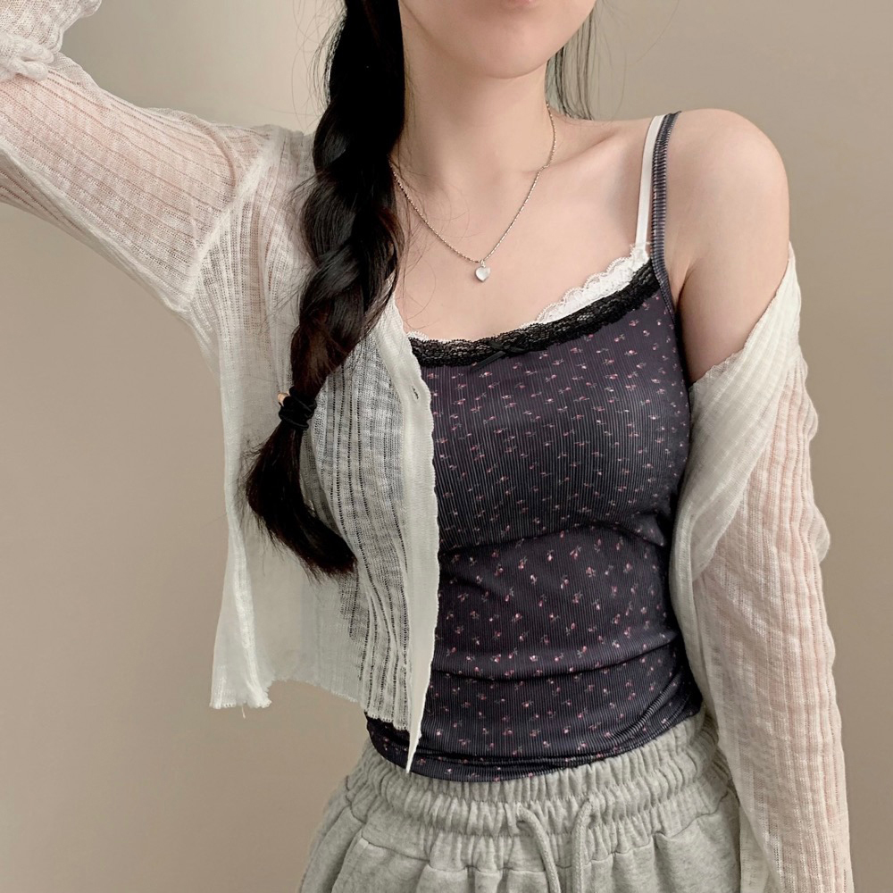 レースリボンバレエコアキャミソール | ファッション通販サイト NUGU