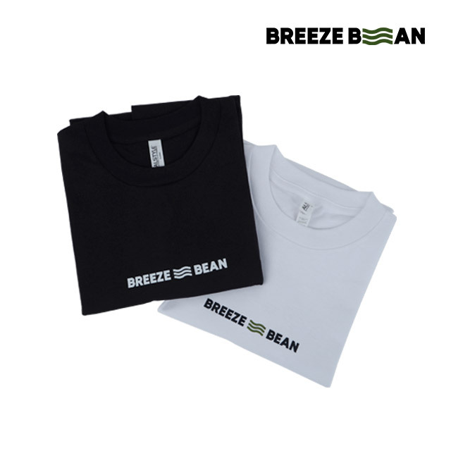[ BREEZE BEAN] 브리즈빈 반팔 라운드 오버핏 티셔츠