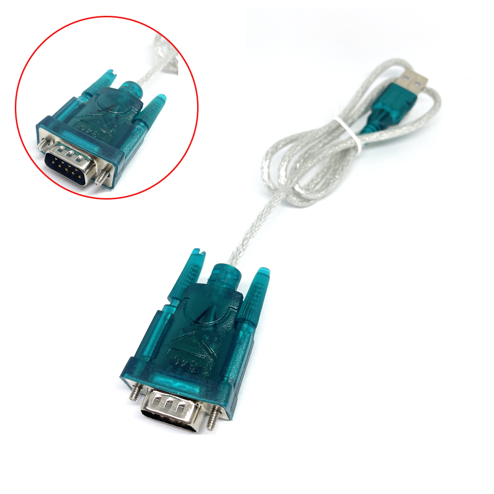 USB to RS232 데이터 통신 시리얼 변환 케이블 0.8m (HAE2720)