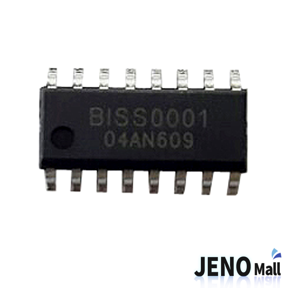 BISS0001 인체동작감지 PIR적외선센서컨트롤러IC SOP-16 (HBE0801)