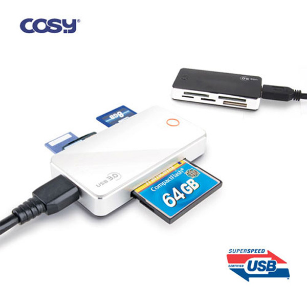 Dfav 코시 6슬롯카드리더기 USB3.0 CR1227U3