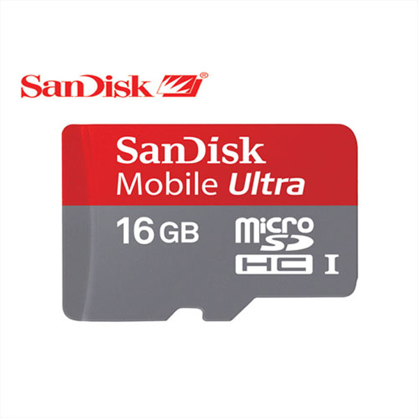 SANDISK Micro SD메모리카드 ULTRA 16GB