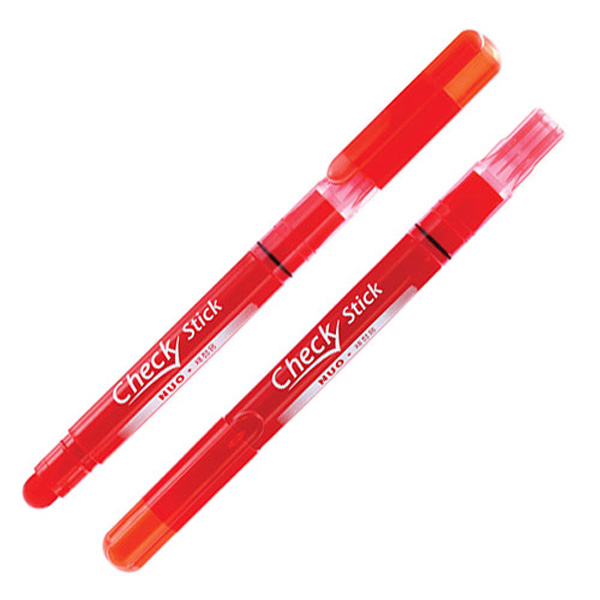 동아 체크스틱 색연필 빨강