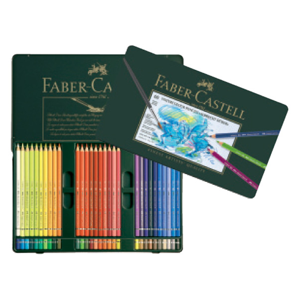 파버카스텔 전문 수채색연필 60색 틴케이스 117560