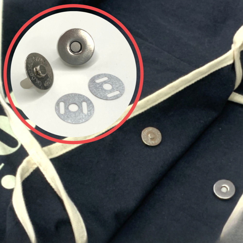 자석단추블랙 자석단추실버 자석락단추 마그네틱클로징 자석클로징단추 자석닫히는단추 자석소형갑추 자석클립 자석버튼 자석단추블랙소형 자석락킹 5P 실버 중형 핀타입 똑딱이 자석단추