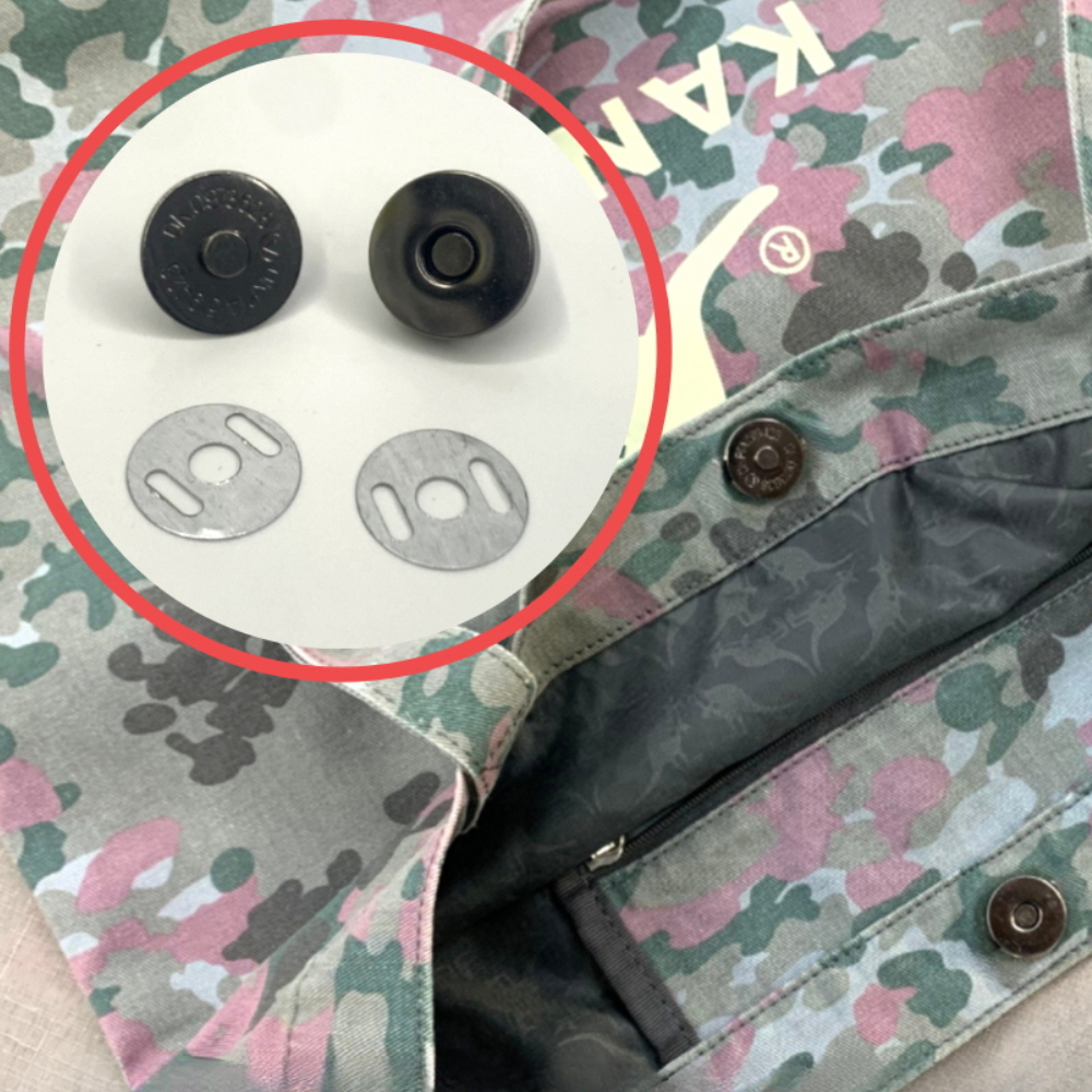 자석단추실버 자석클로징단추 자석단추블랙 자석클립 자석버튼 자석스냅단추 마그네틱버튼 자석장식 자석단추 자석실버소형 자석소형갑추 자석단추블랙소형 똑딱이 블랙 5P 핀타입 중형
