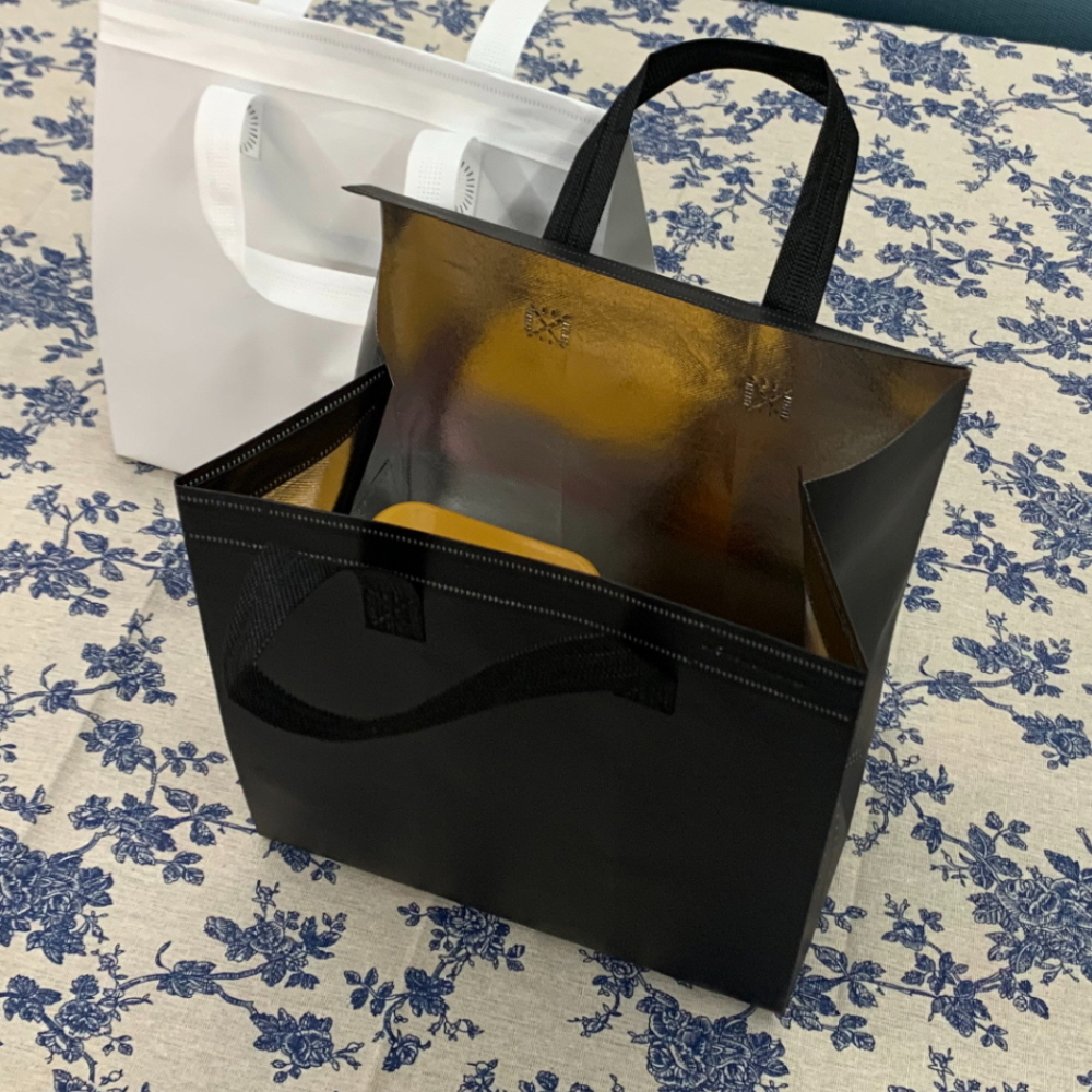 보온보냉가방 아기용가방 초등도시락보관가방 직장인차량용보냉가방 아웃도어보온보냉가방 야외백 캠핑아이템 보냉가방 온도조절도시락가방 중 쇼핑백 부직포 가방 보온보냉 블랙