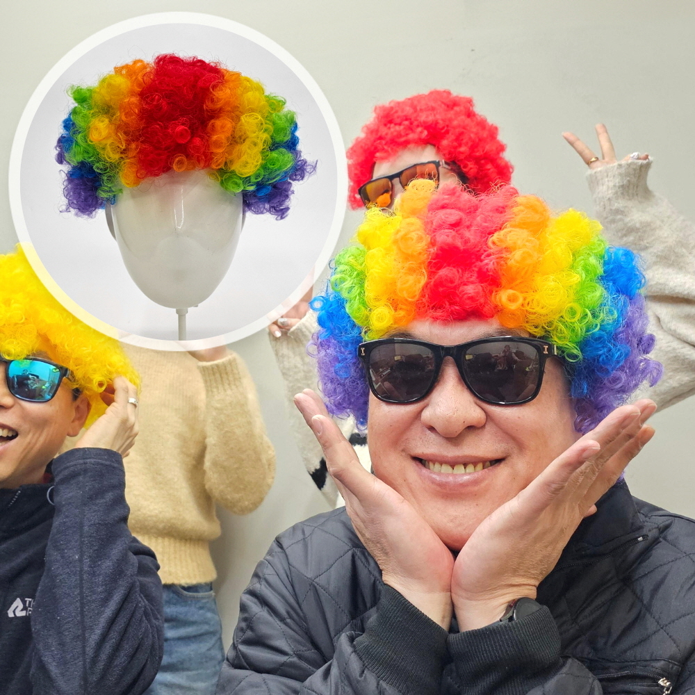 똥머리가발 네컷가발 인생사진머리용품 가발머리끈 레인보우헤어제품 색상뽀글머리가발 머리색칠가발 모자적캐리어 머리속눈썹가발 폭탄가발 뽀글머리 네컷 인생사진 폭탄 레인보우 가발 머리용품
