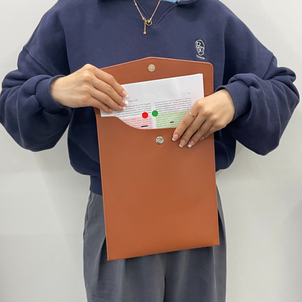 지퍼타입파우치 망사포켓 배달보온보냉파우치 메쉬소지품주머니 다용도소품보관파우치 손잡이파우치 서류파우치 화이트소품파우치S 전공파우치 케이블가방 파일가방 가죽 세로형 서류 브라운 파우치
