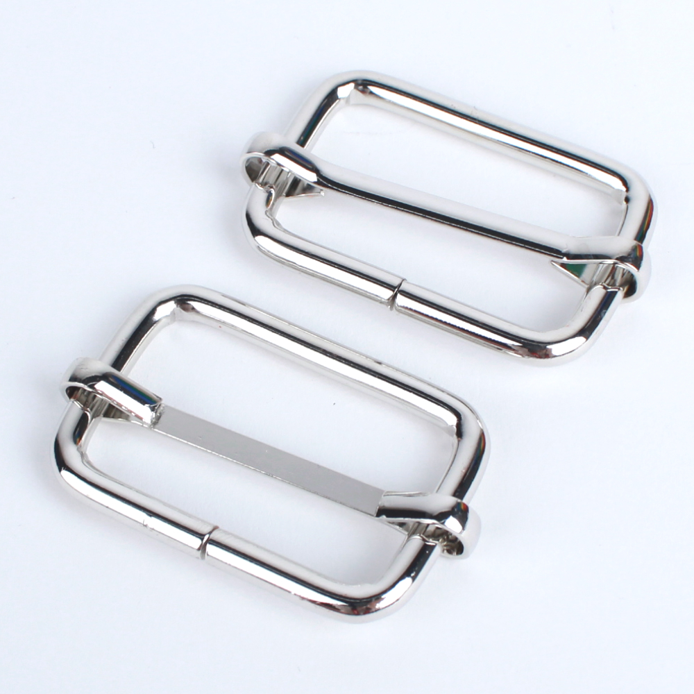 실버클립 끈조절클립 가방끈클립 끈부자재 32mm 2P 실버 클립 가방끈 부자재 끈조절