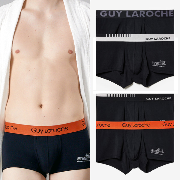 [Guy Laroche] Functional man underpants (Black Collection / 2 piece set & 3 piece set) (color random delivery)