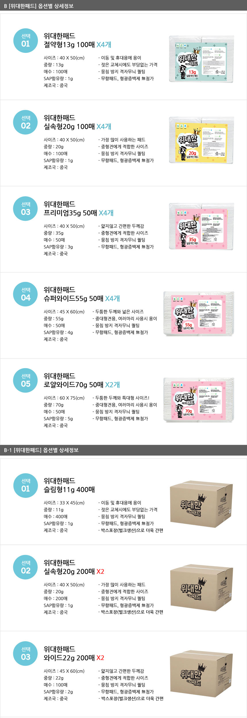 Songpyeong Pet Pad King Dog 400 Superspeed Dog