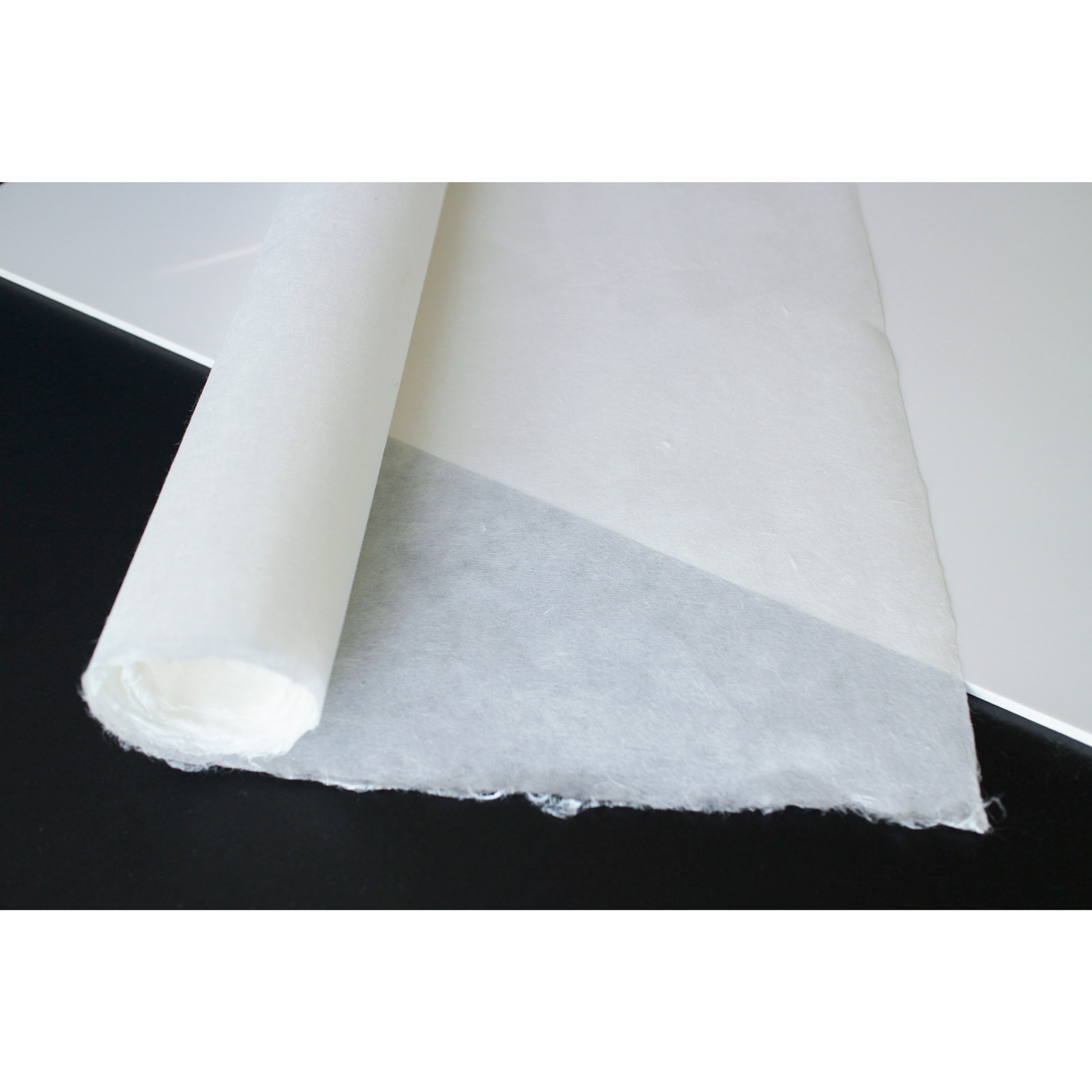 [3Pcs] Korean Traditional Paper HanJi Natural Fiber Plain Deckle Edge
