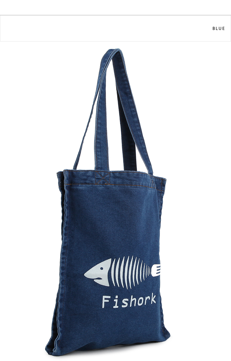 Eco-bag daily bag shoulder bag backpack fish print