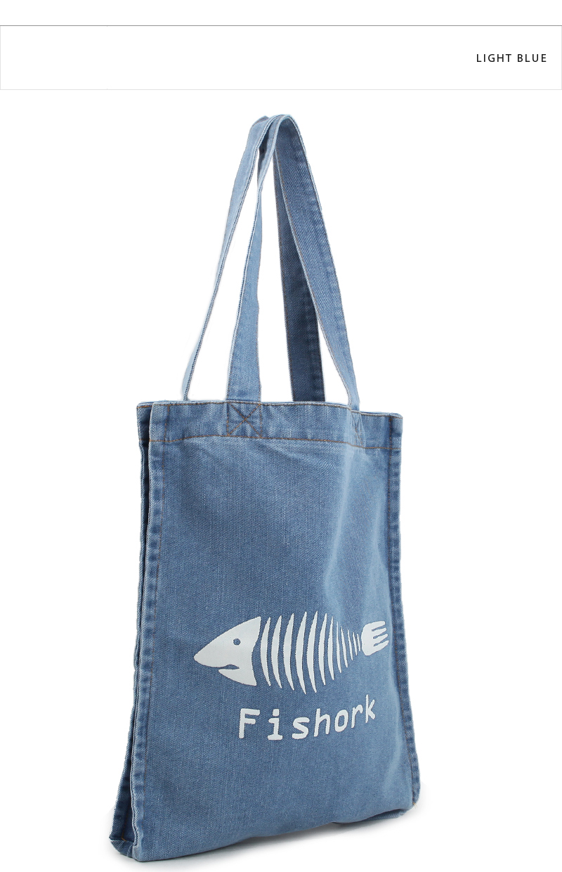 Eco-bag daily bag shoulder bag backpack fish print