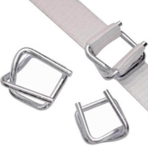 코드스트랩 버클 PP포장용 클립 1000개 19/25/32mm 중량물 밴딩포장클립