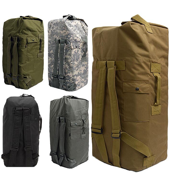 국산 밀리터리 백팩가방 대형 더블더플백 30x30x85cm 군용 여행배낭