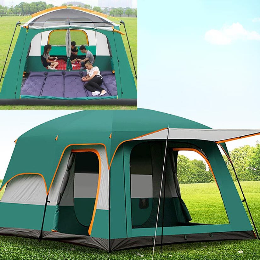 그린 8인용 거실형 그늘막텐트 방수 캐노피 루프플라이