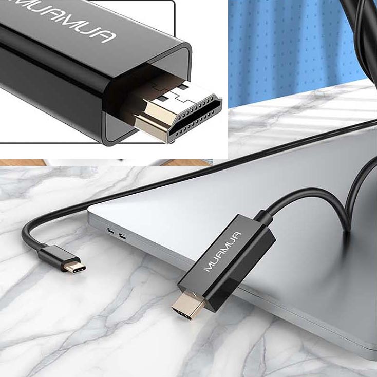 4K 고화질 변환케이블 음성영상 동시전송 플러그앤 플래이