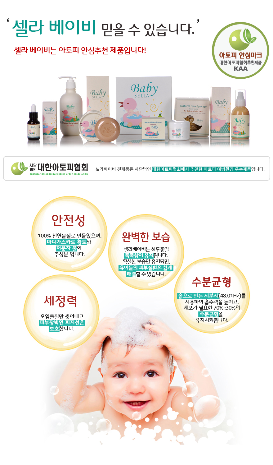 Sella Baby Natural Lotion 300ml Cream Madagascar L