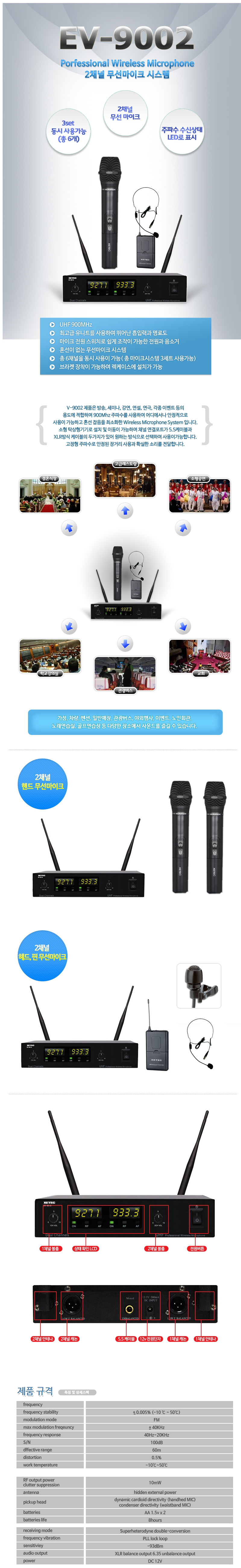 Gmarket Xeteckorea Ev 9002 900mhz 2ch