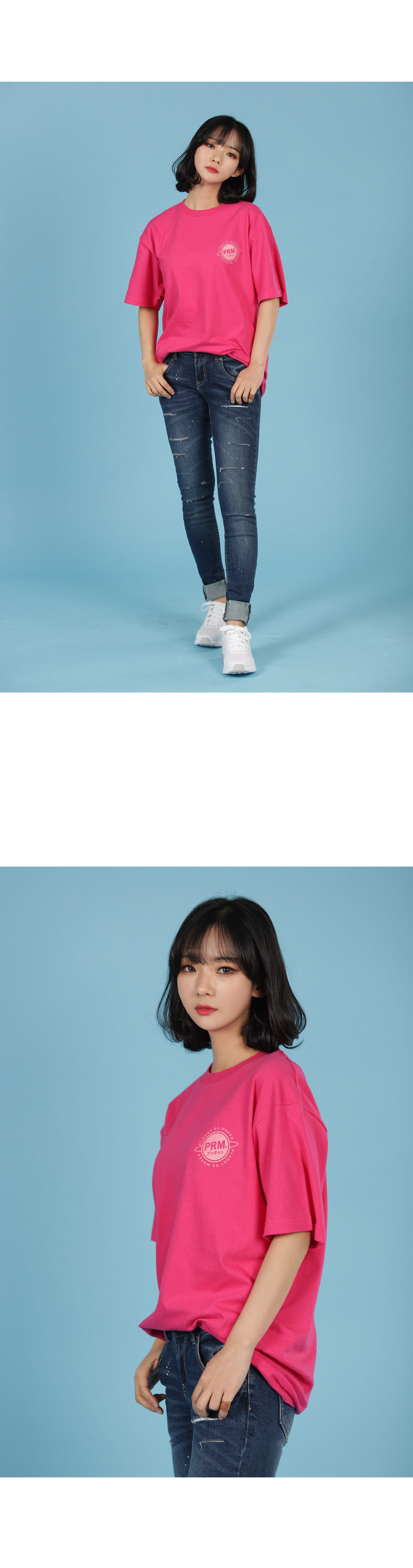 플래닛리메이커(PLANET REMAKER) [UNISEX] 미니플래닛 반팔티 (블랙)