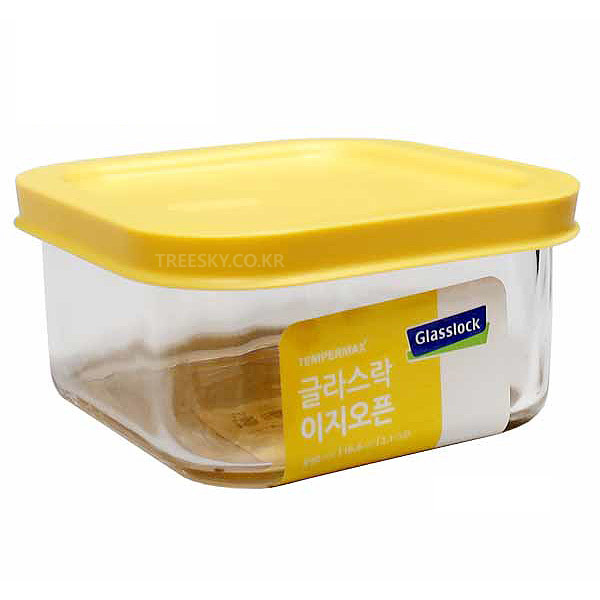 Unbreakable Glass Food Container Square 490 ml RP523 GLASSLOCK