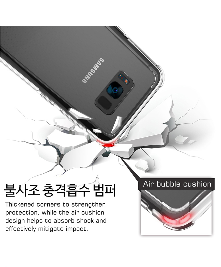 New Galaxy Phoenix Case + Full Cover Film S8, plus