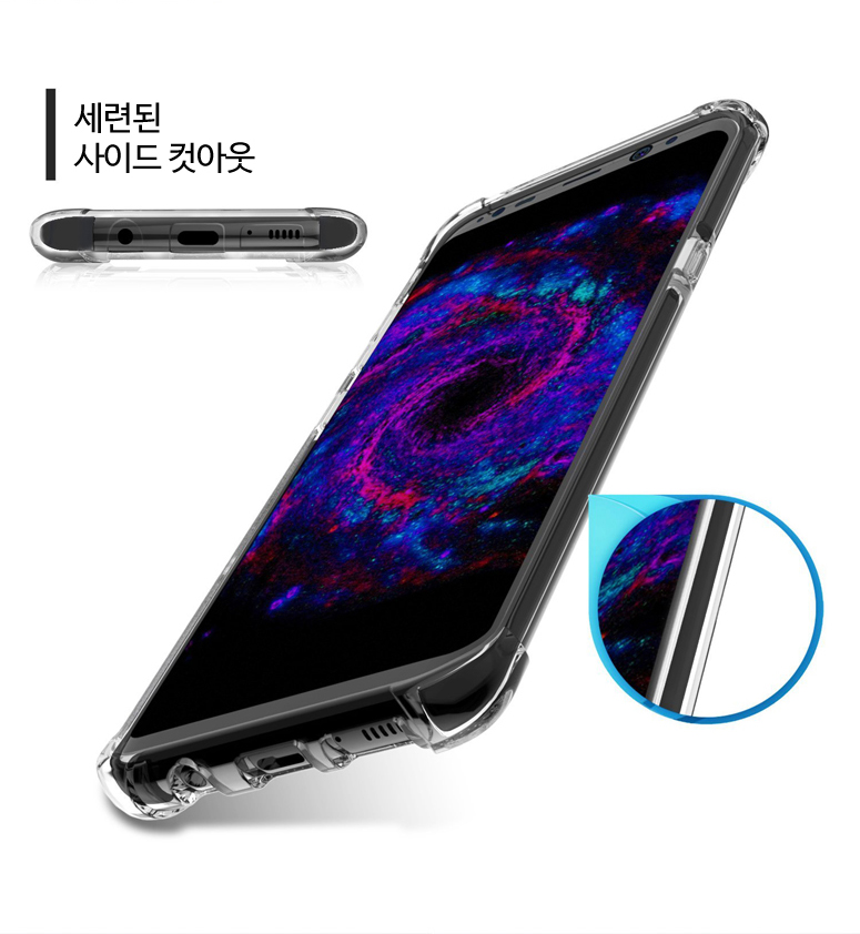 New Galaxy Phoenix Case + Full Cover Film S8, plus