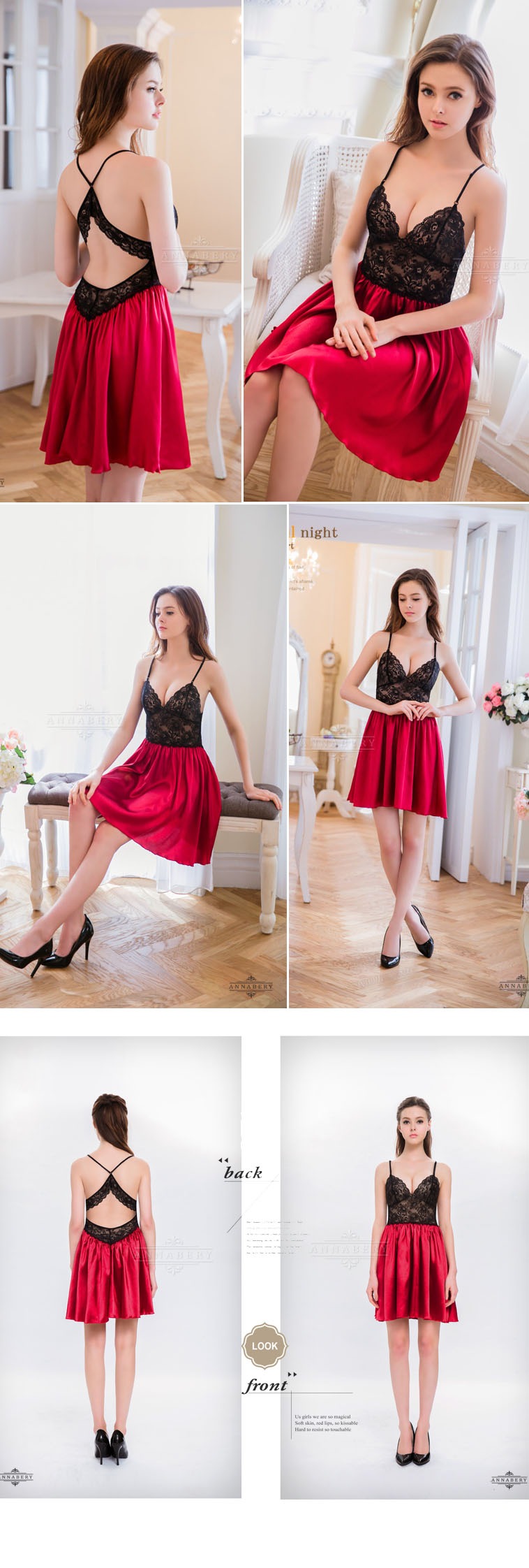 NEW SEXY LINGERIE Anna Berry 77 88 Big size slip s