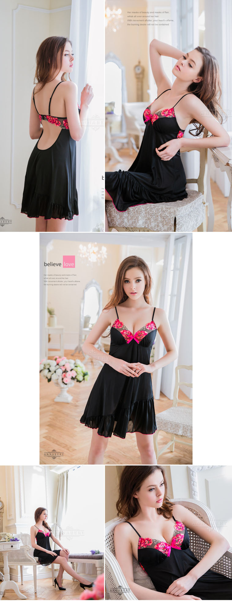 NEW SEXY LINGERIE Anna Berry 77 88 Big size slip s