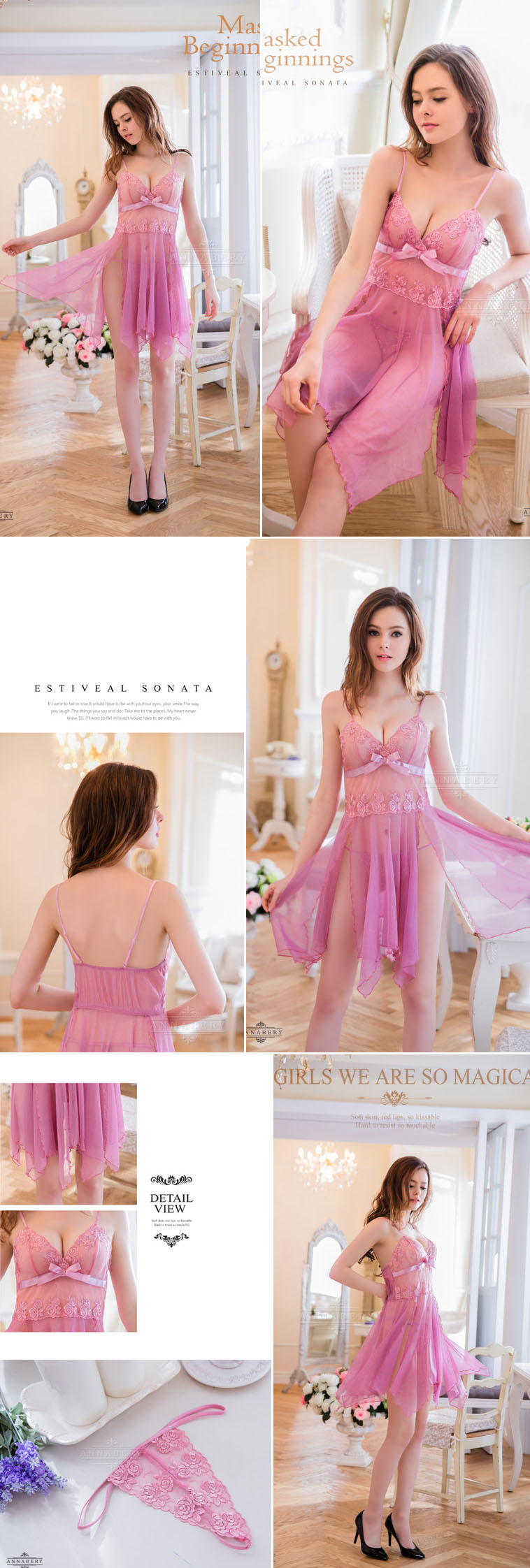 NEW SEXY LINGERIE Anna Berry 77 88 Big size slip s