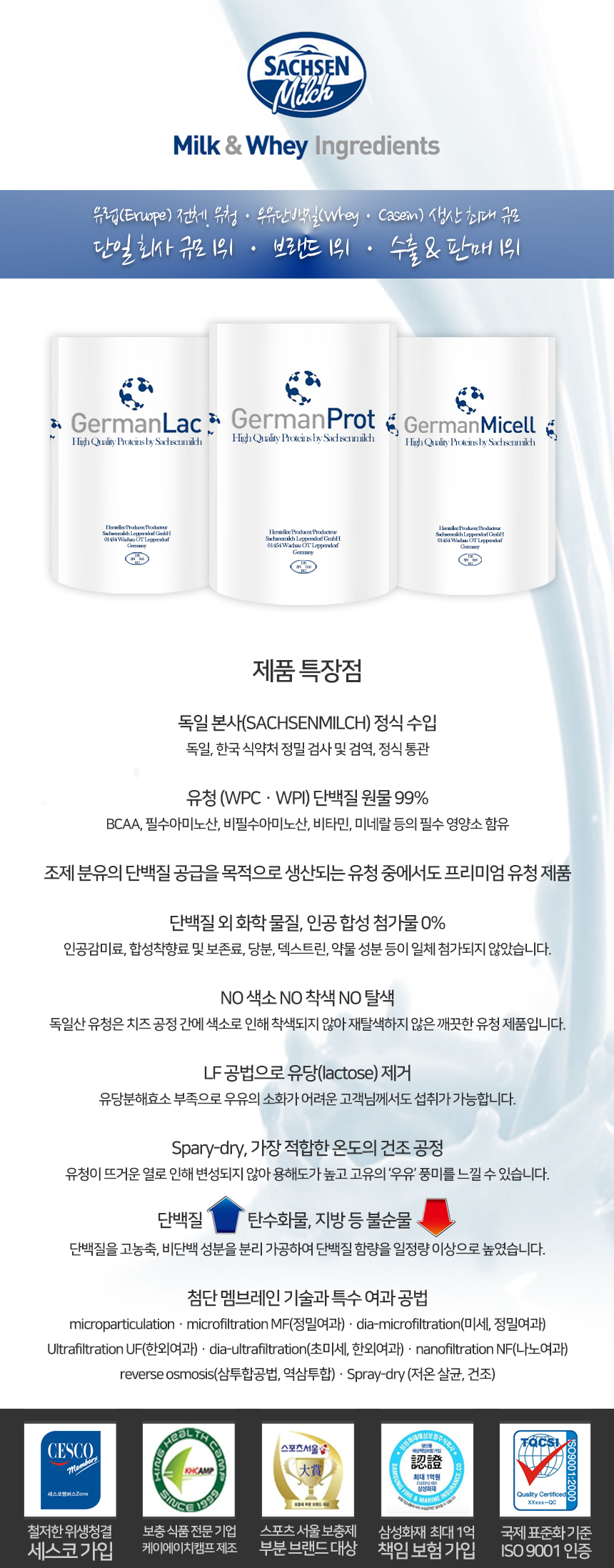 GERMANPROT Protein WPI Diet Wei