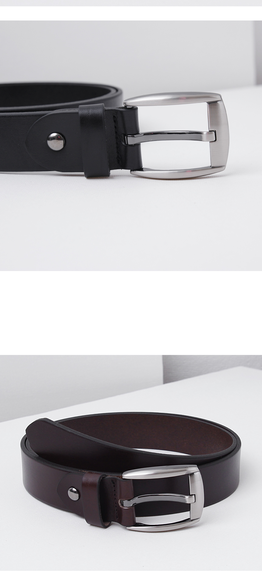 NEW MEN FASHION BELT Simple Belt Buckle Men's L