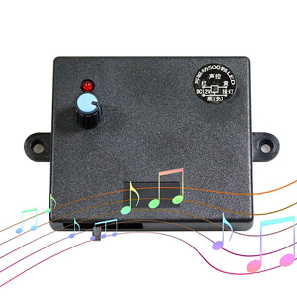 Dfav 12V용-24V용 LED소리반응 댄싱모듈 음악소리에 따라 밝기가 바뀝니다.