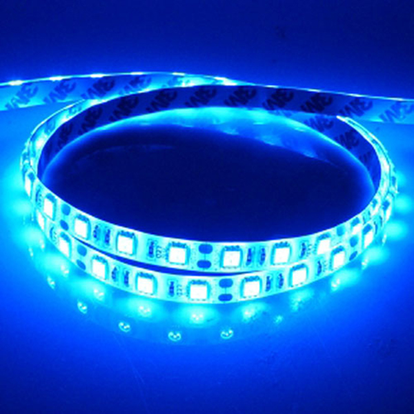 12V용 고급형 밝기향상 5050 3칩 LED바 블루LED 10cm