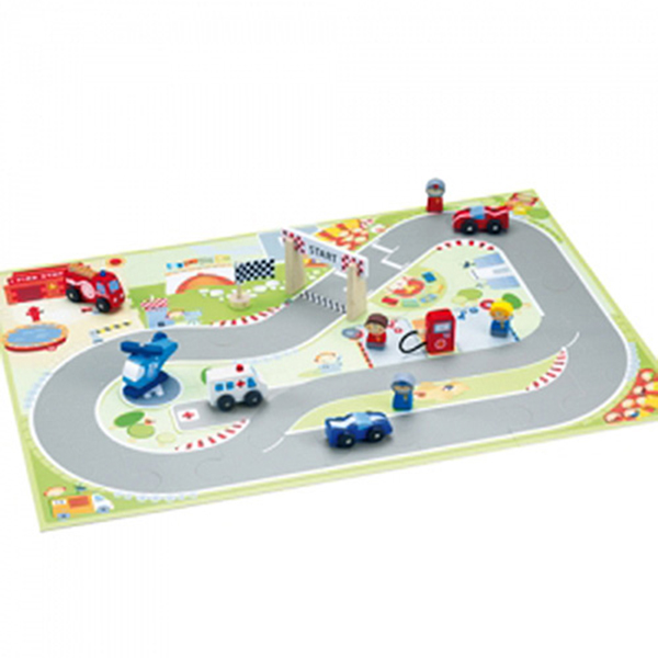 Dfav Sevi 퍼즐판 F1 미니카세트 Puzzle F1 with Miniatures